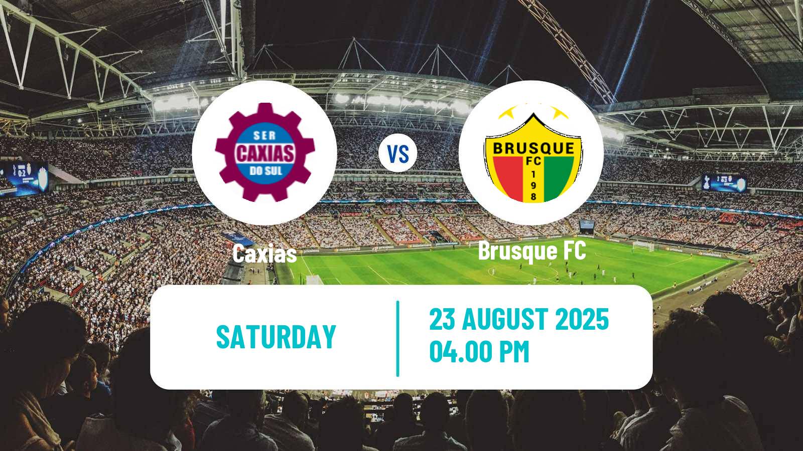 Football Brazilian Serie C Caxias - Brusque