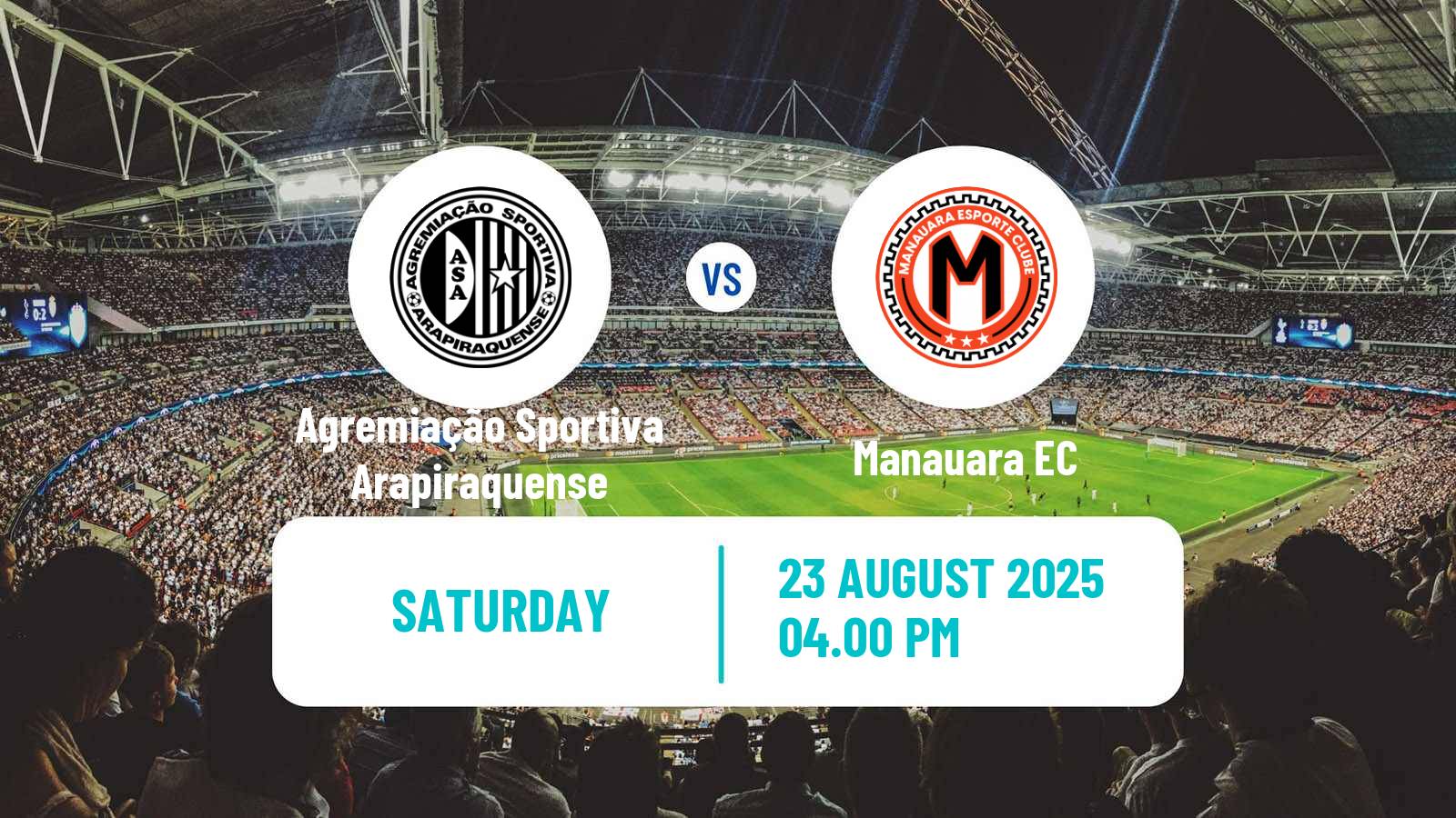 Football Brazilian Serie D Agremiação Sportiva Arapiraquense - Manauara