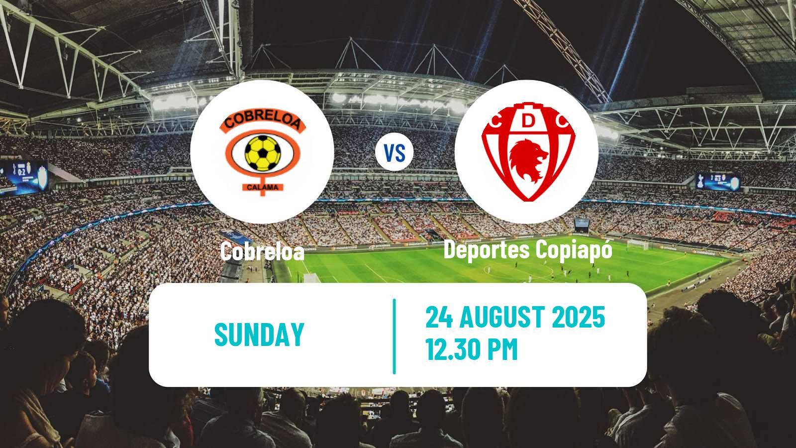 Football Chilean Primera B Cobreloa - Deportes Copiapó