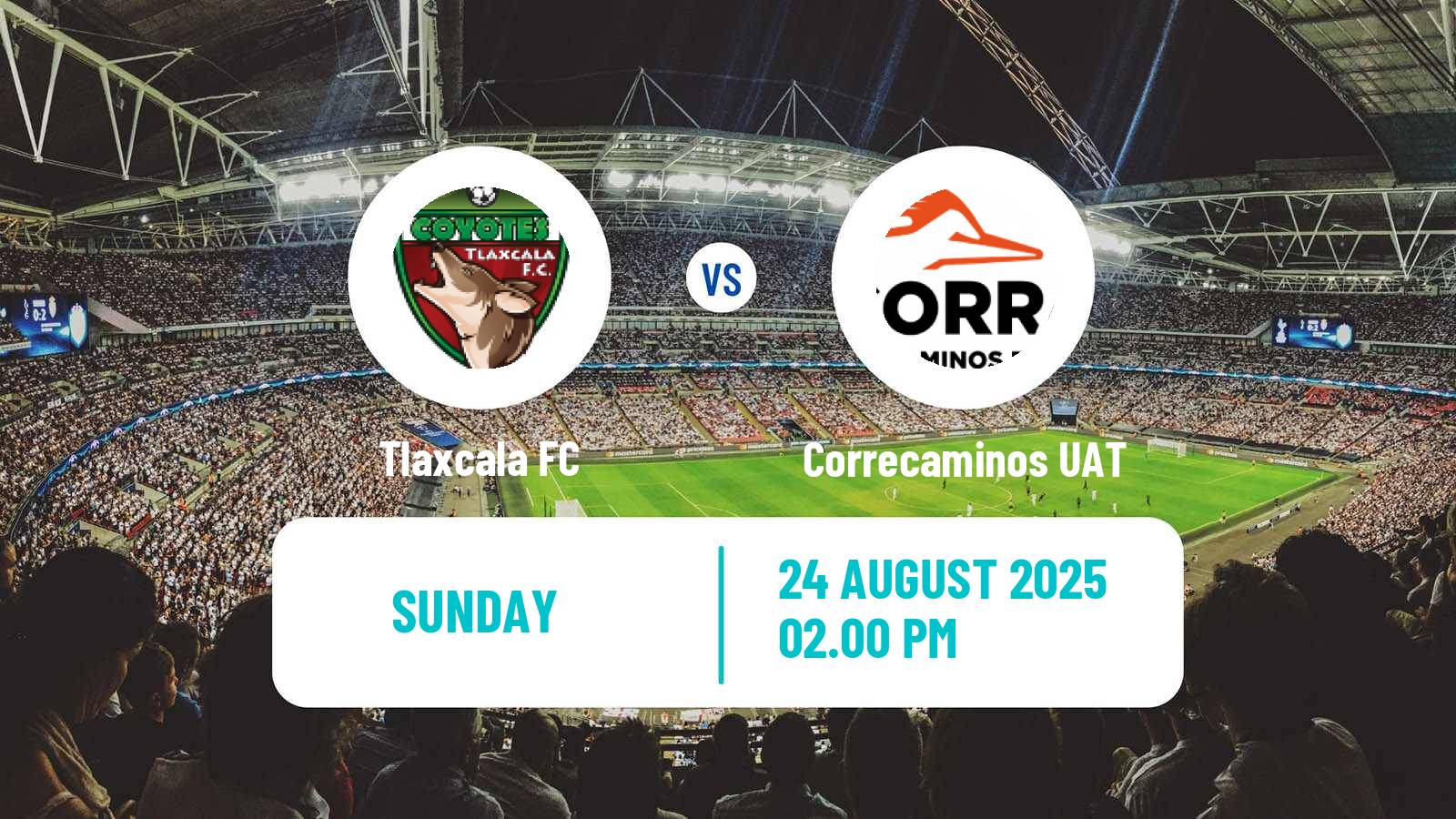 Football Mexican Liga de Expansion MX Tlaxcala - Correcaminos UAT