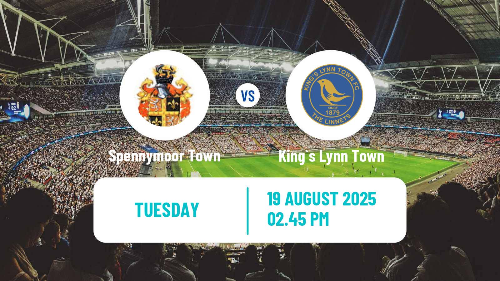 Football English National League North Spennymoor Town - King`s Lynn Town