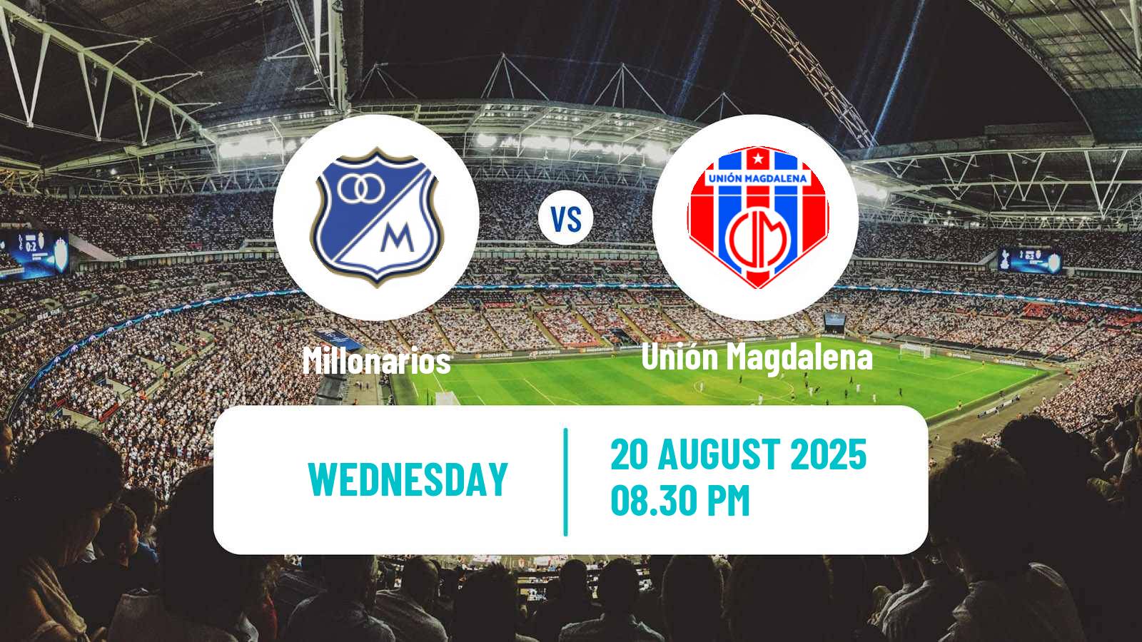 Football Colombian Primera A Millonarios - Unión Magdalena