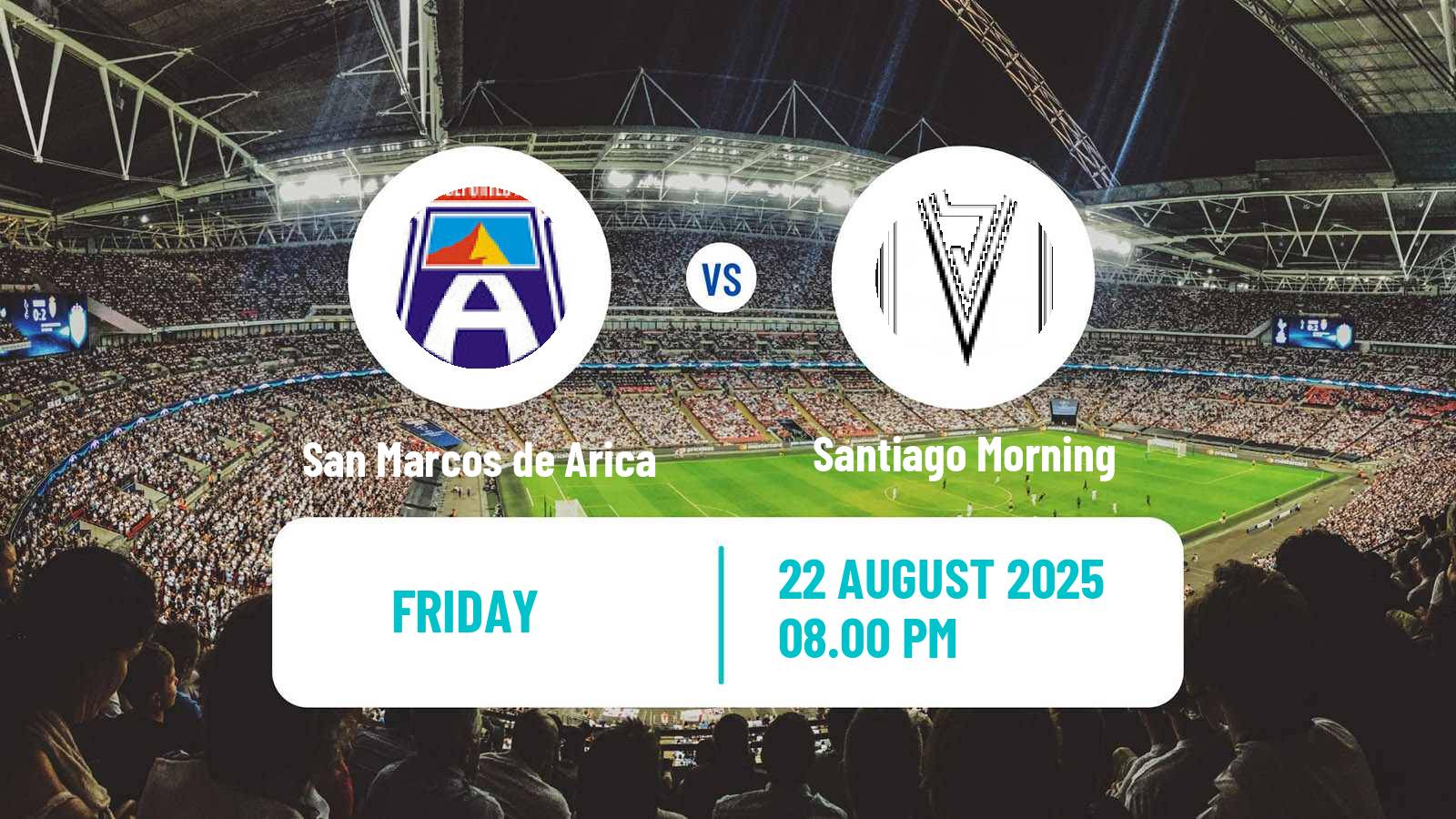 Football Chilean Primera B San Marcos de Arica - Santiago Morning