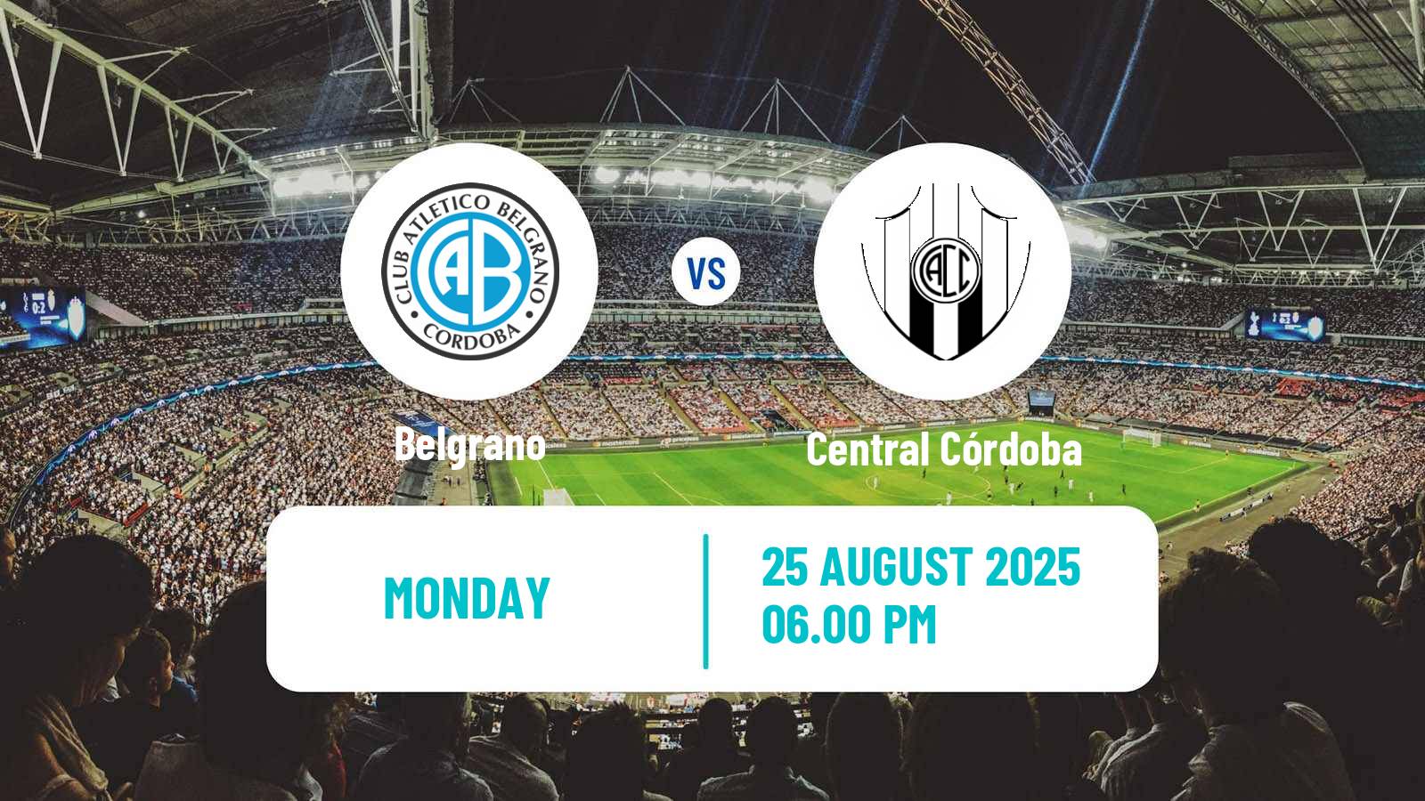 Football Argentinian Liga Profesional Belgrano - Central Córdoba