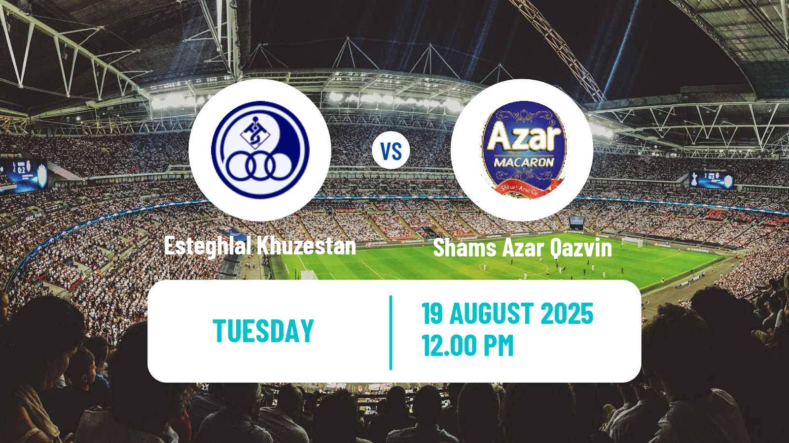 Football Iran Pro League Esteghlal Khuzestan - Shams Azar Qazvin