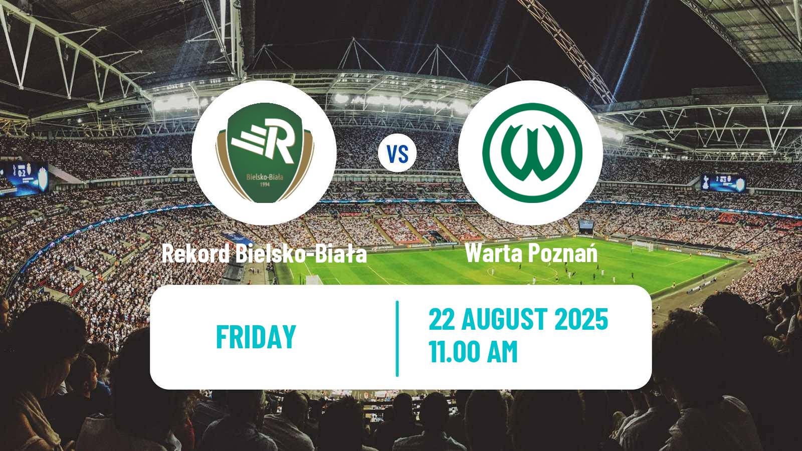 Football Polish Division 2 Rekord Bielsko-Biała - Warta Poznań