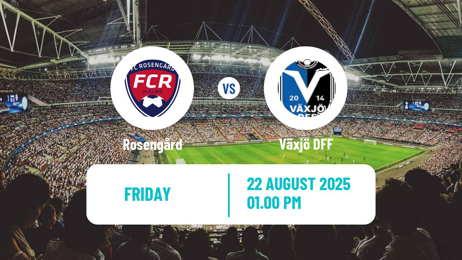 Football Swedish Allsvenskan Women Rosengård - Växjö DFF