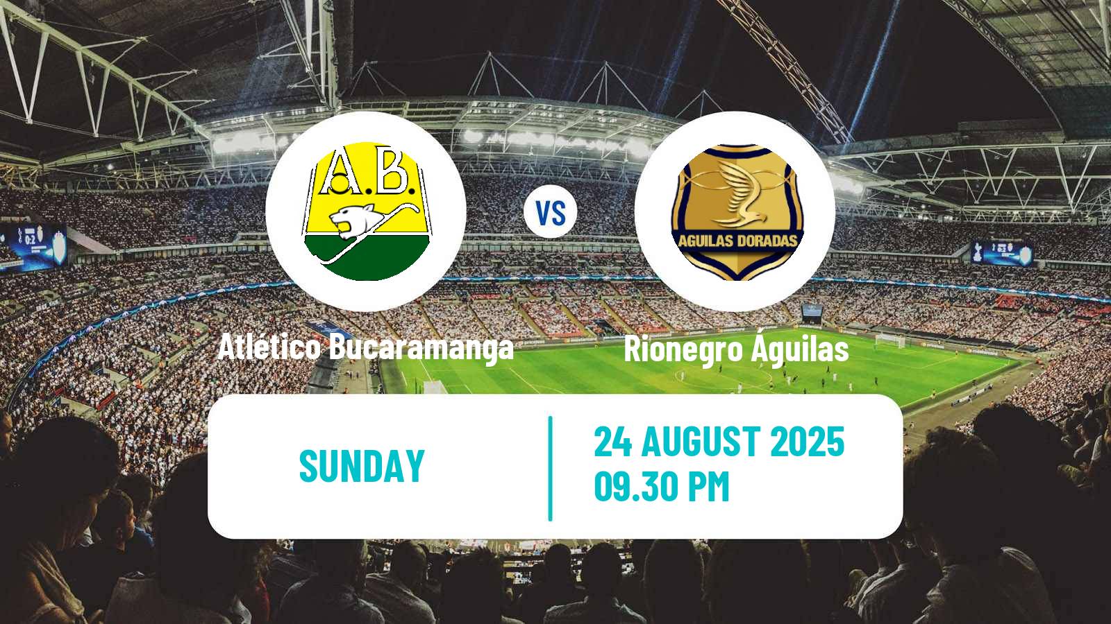 Football Colombian Primera A Atlético Bucaramanga - Rionegro Águilas