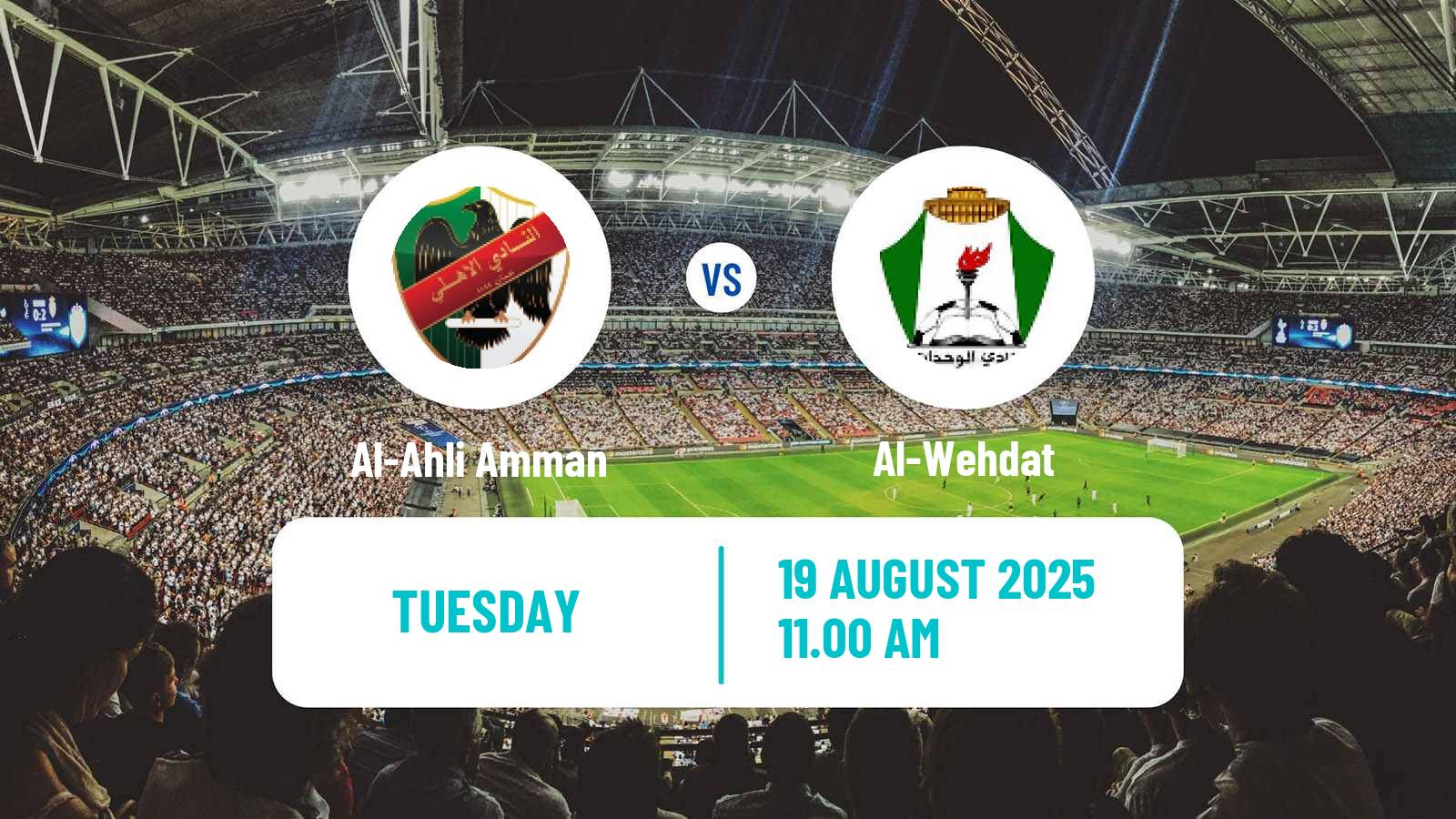 Football Jordan Premier League Al-Ahli Amman - Al-Wehdat