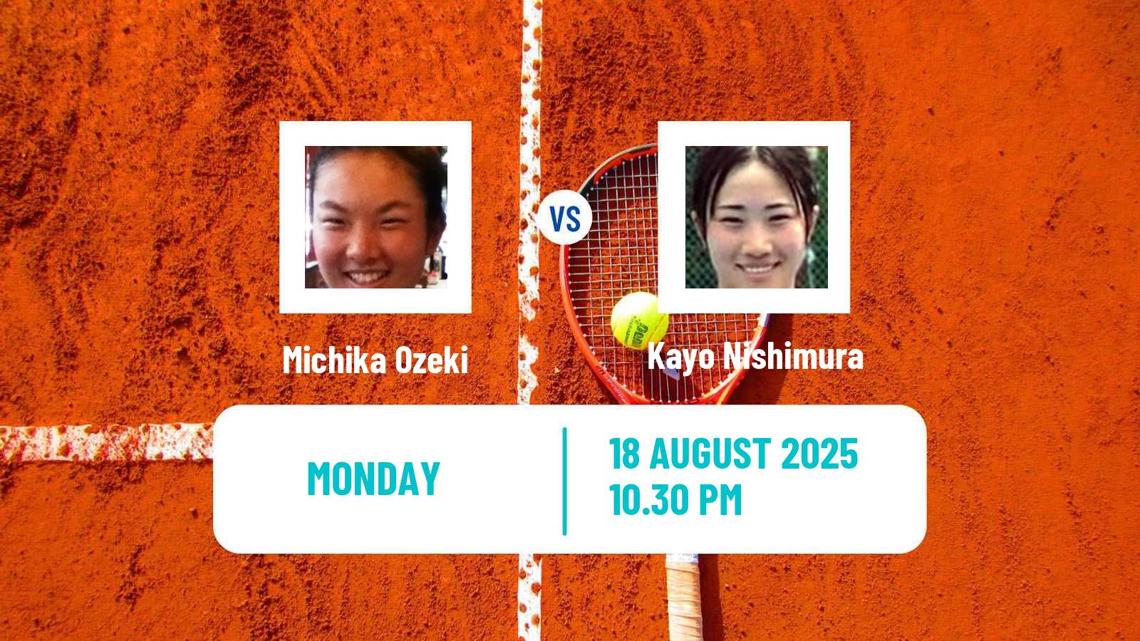 Tennis ITF W15 Luan 6 Women Michika Ozeki - Kayo Nishimura