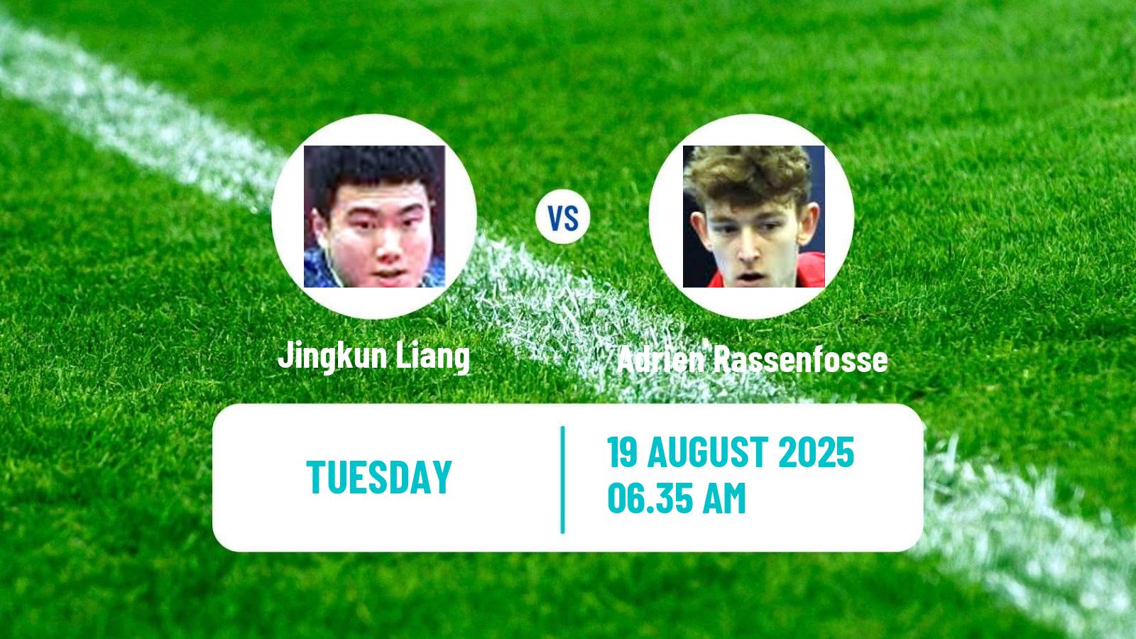 Table tennis Europe Smash Sweden Men Jingkun Liang - Adrien Rassenfosse