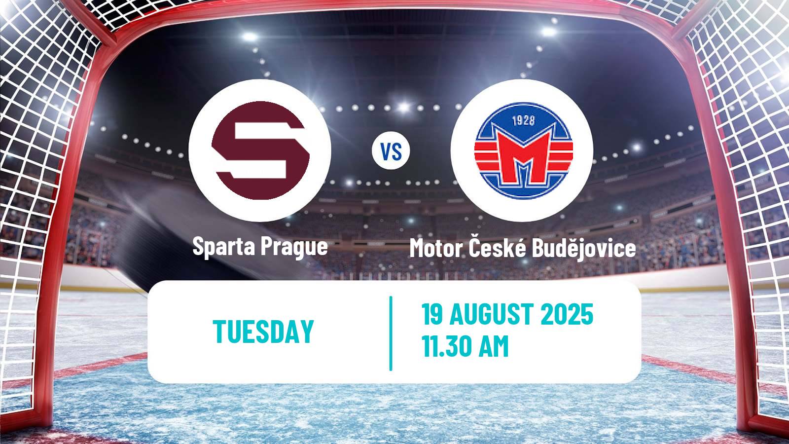 Hockey Club Friendly Ice Hockey Sparta Prague - Motor České Budějovice