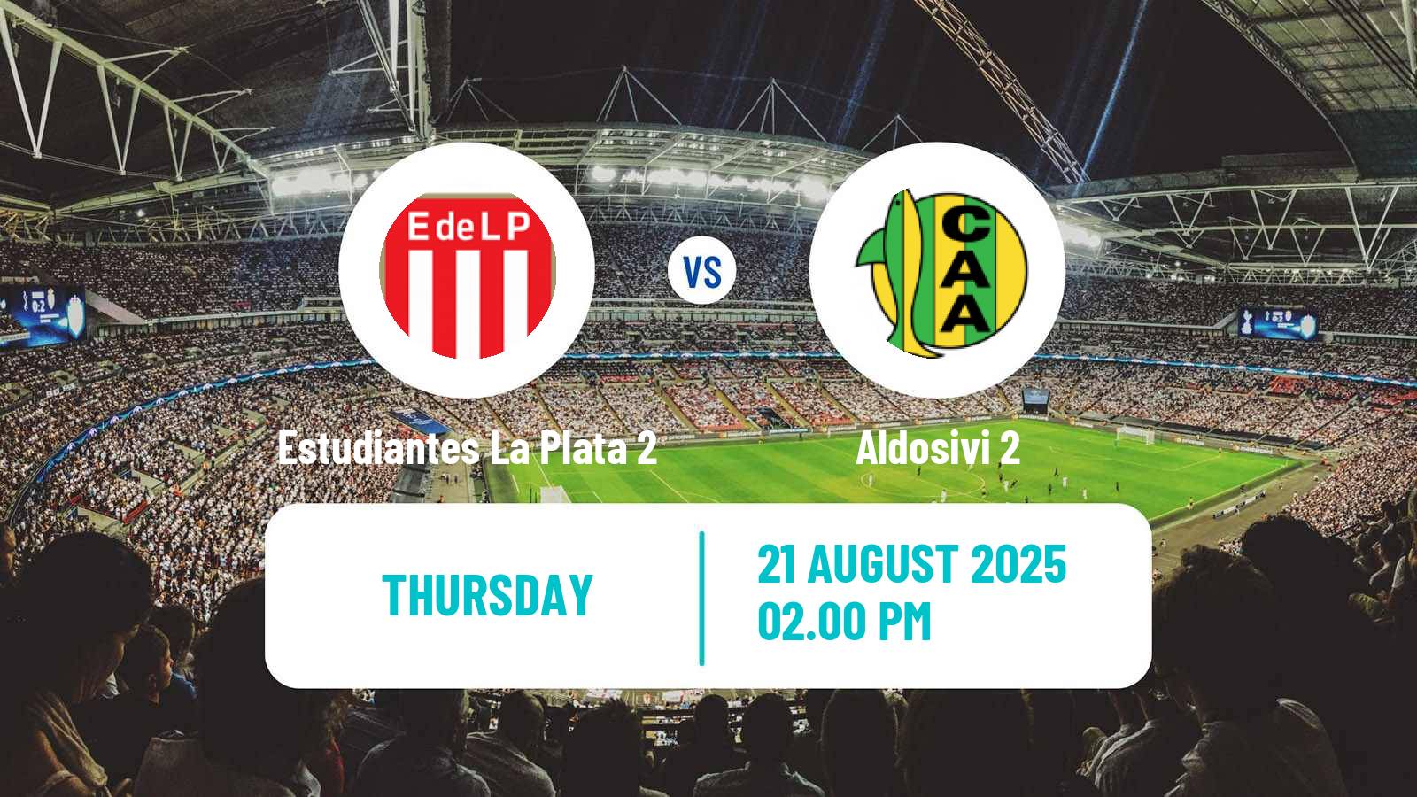 Football Argentinian Reserve League Estudiantes La Plata 2 - Aldosivi 2