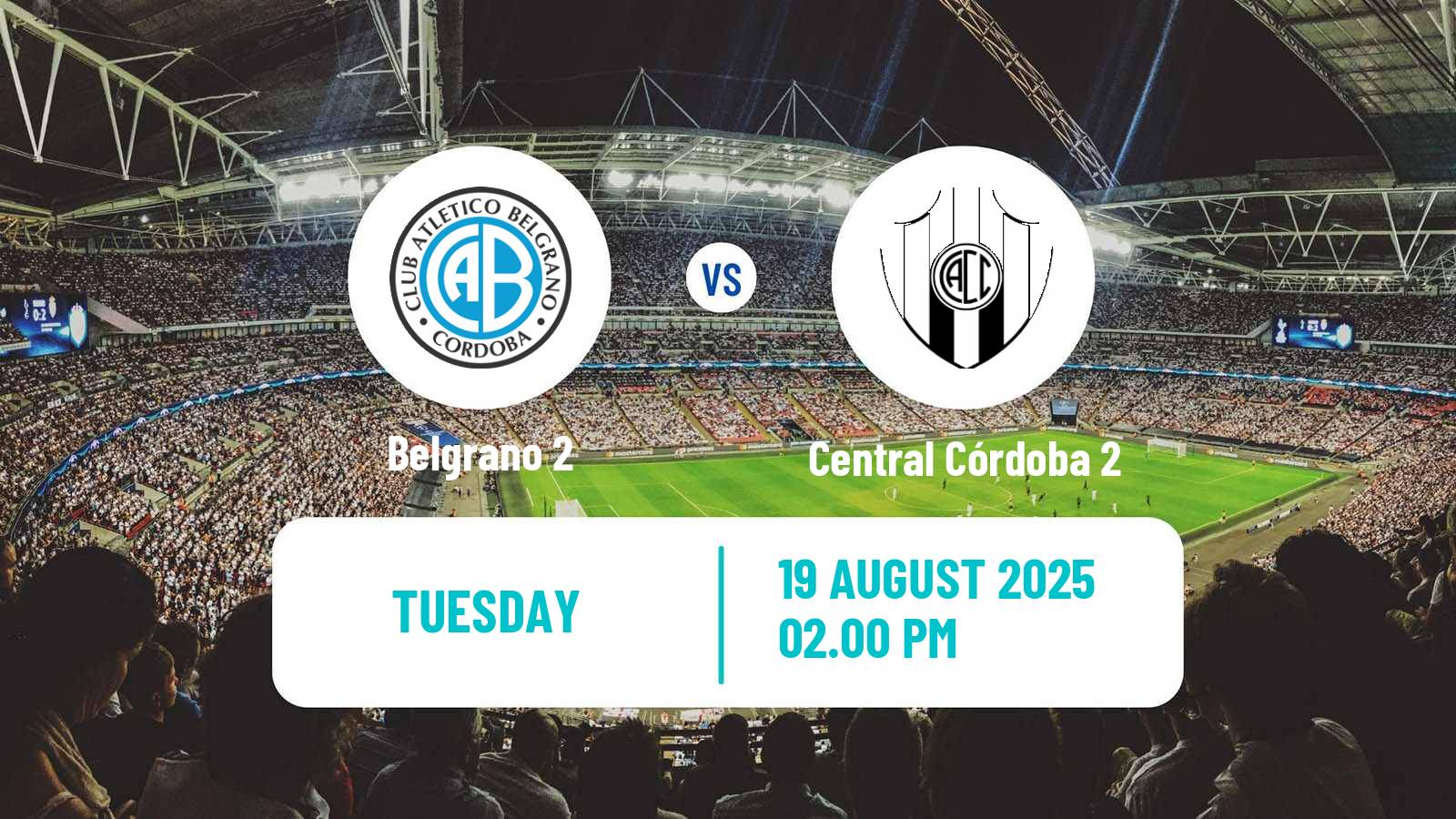 Football Argentinian Reserve League Belgrano 2 - Central Córdoba 2