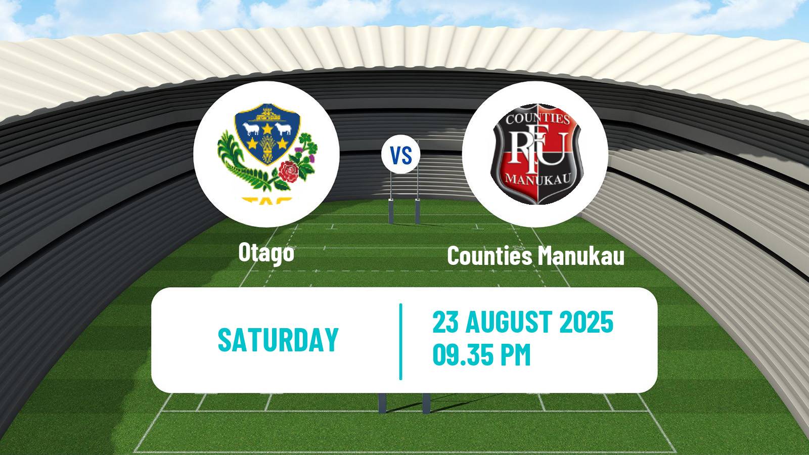Rugby union New Zealand Bunnings NPC Otago - Counties Manukau