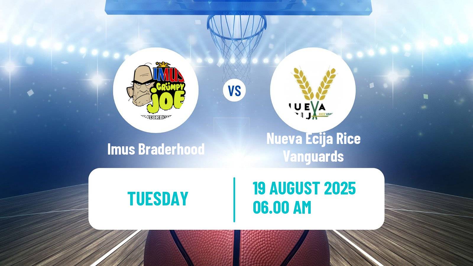 Basketball Philippines MBPL  Imus Braderhood - Nueva Ecija Rice Vanguards