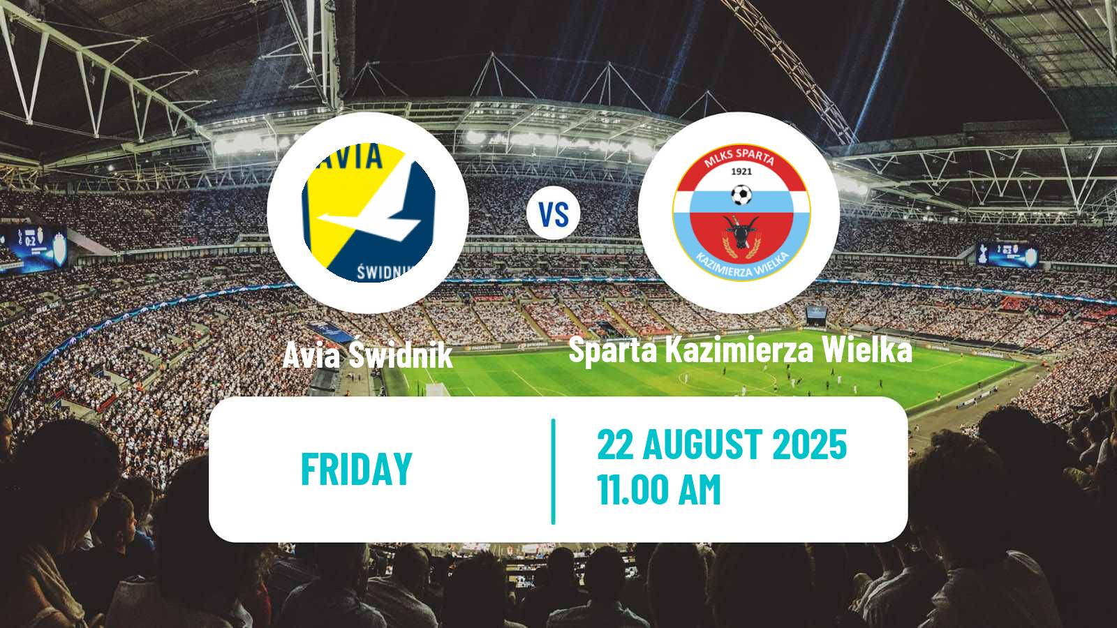 Football Polish Division 3 - Group IV Avia Świdnik - Sparta Kazimierza Wielka