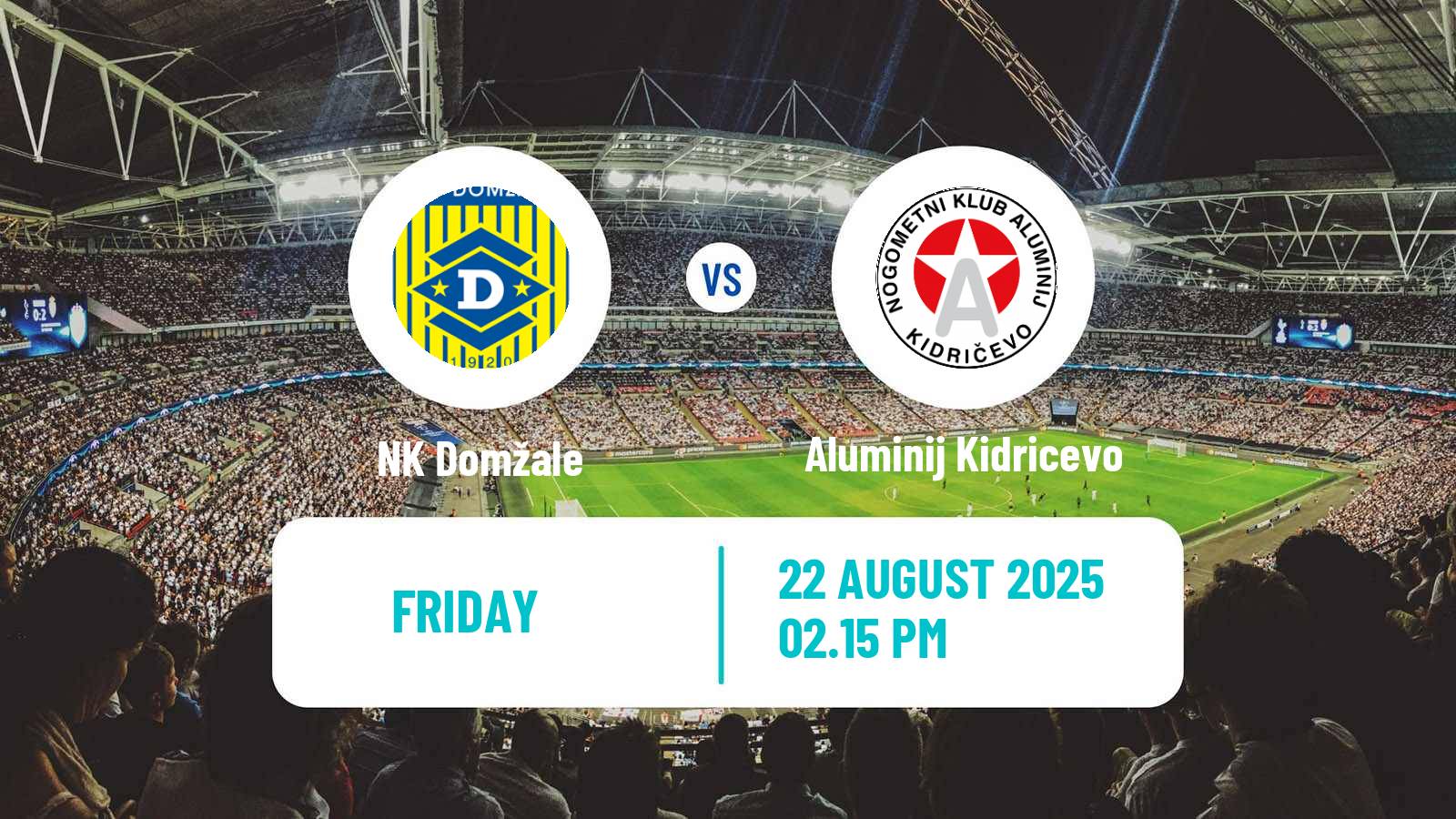 Football Slovenian PrvaLiga Domžale - Aluminij Kidricevo