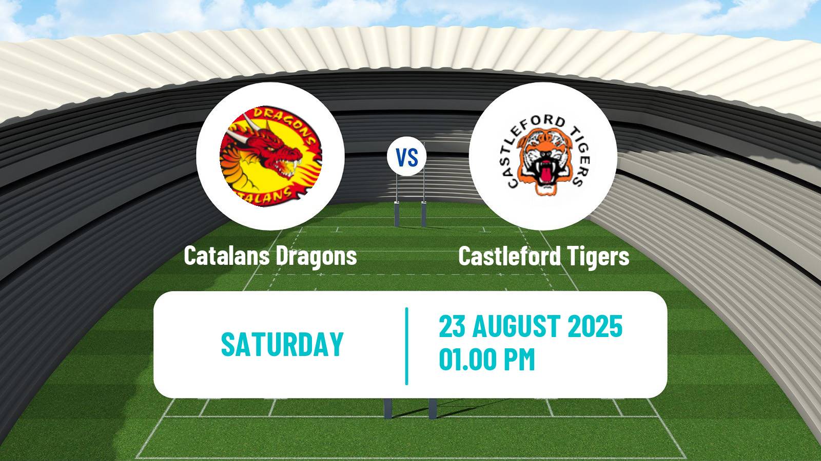 Rugby league Super League Rugby Catalans Dragons - Castleford Tigers