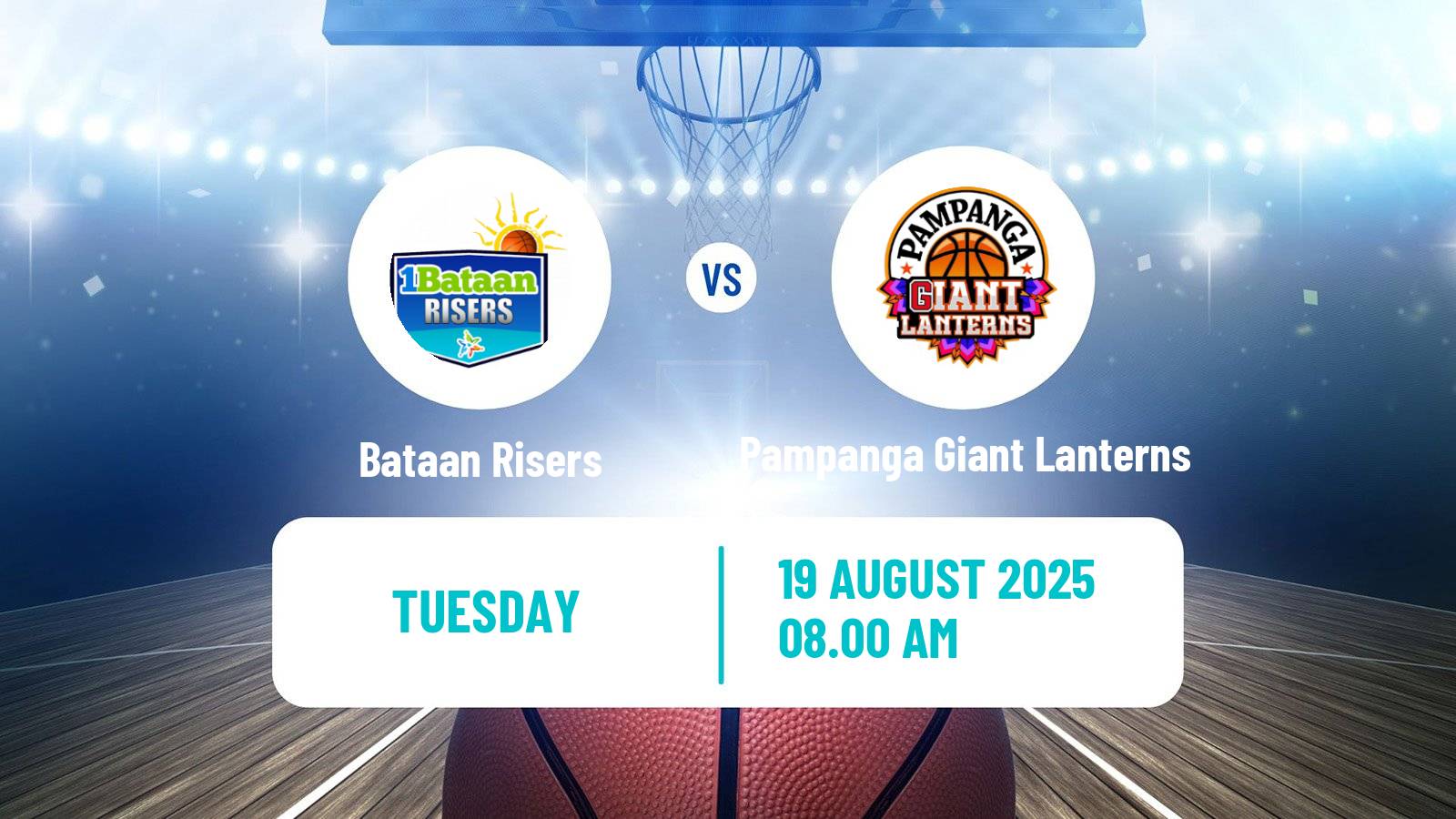 Basketball Philippines MBPL  Bataan Risers - Pampanga Giant Lanterns