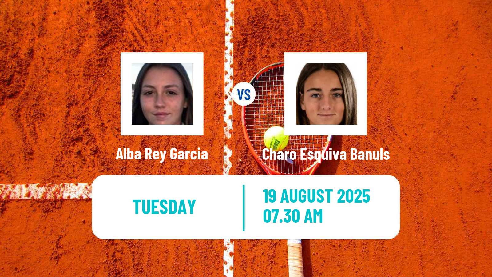 Tennis ITF W15 Logrono Women Alba Rey Garcia - Charo Esquiva Banuls