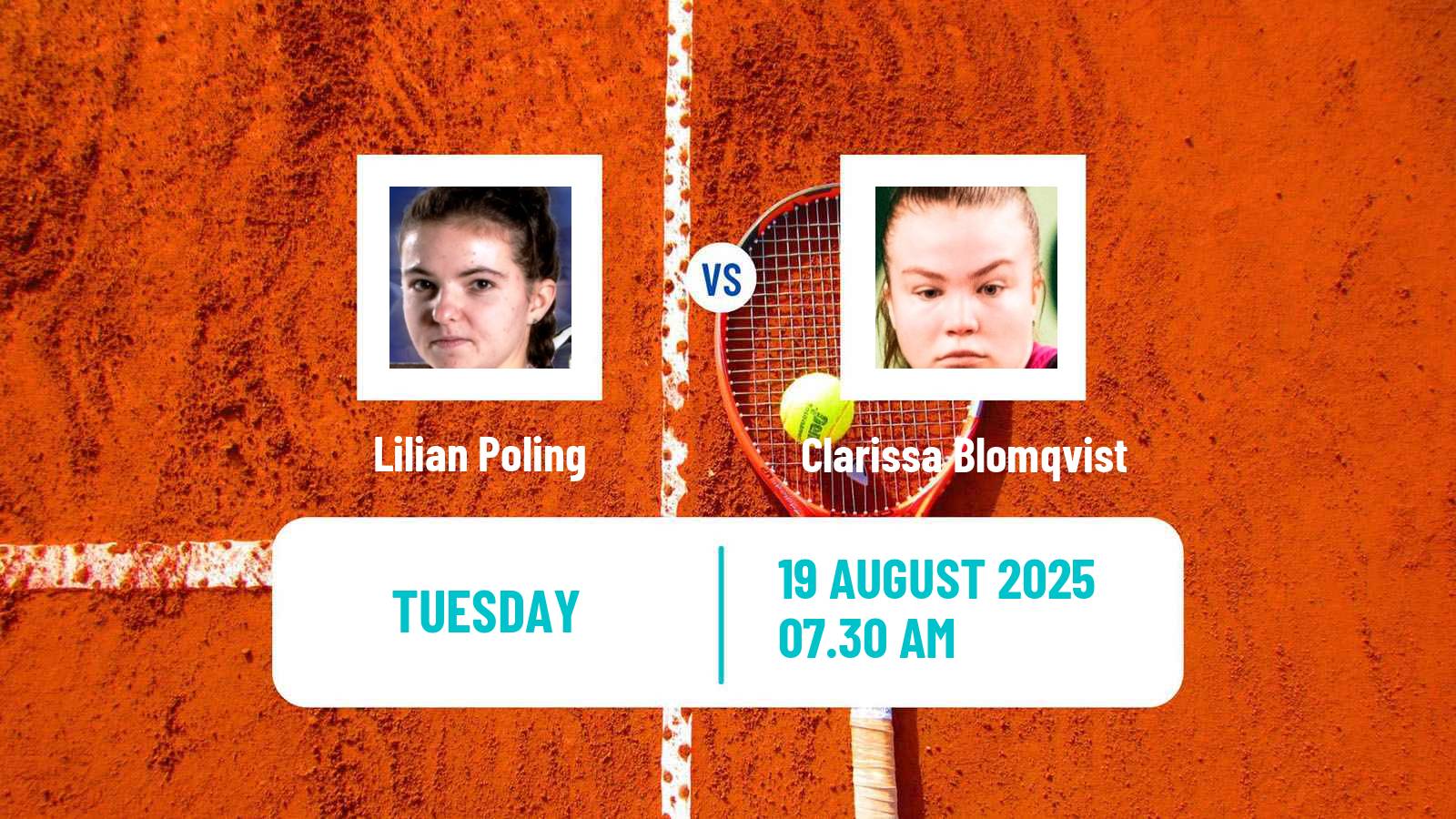 Tennis ITF W15 Monastir 30 Women Lilian Poling - Clarissa Blomqvist