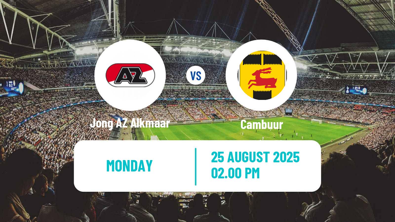 Football Dutch Eerste Divisie Jong AZ Alkmaar - Cambuur