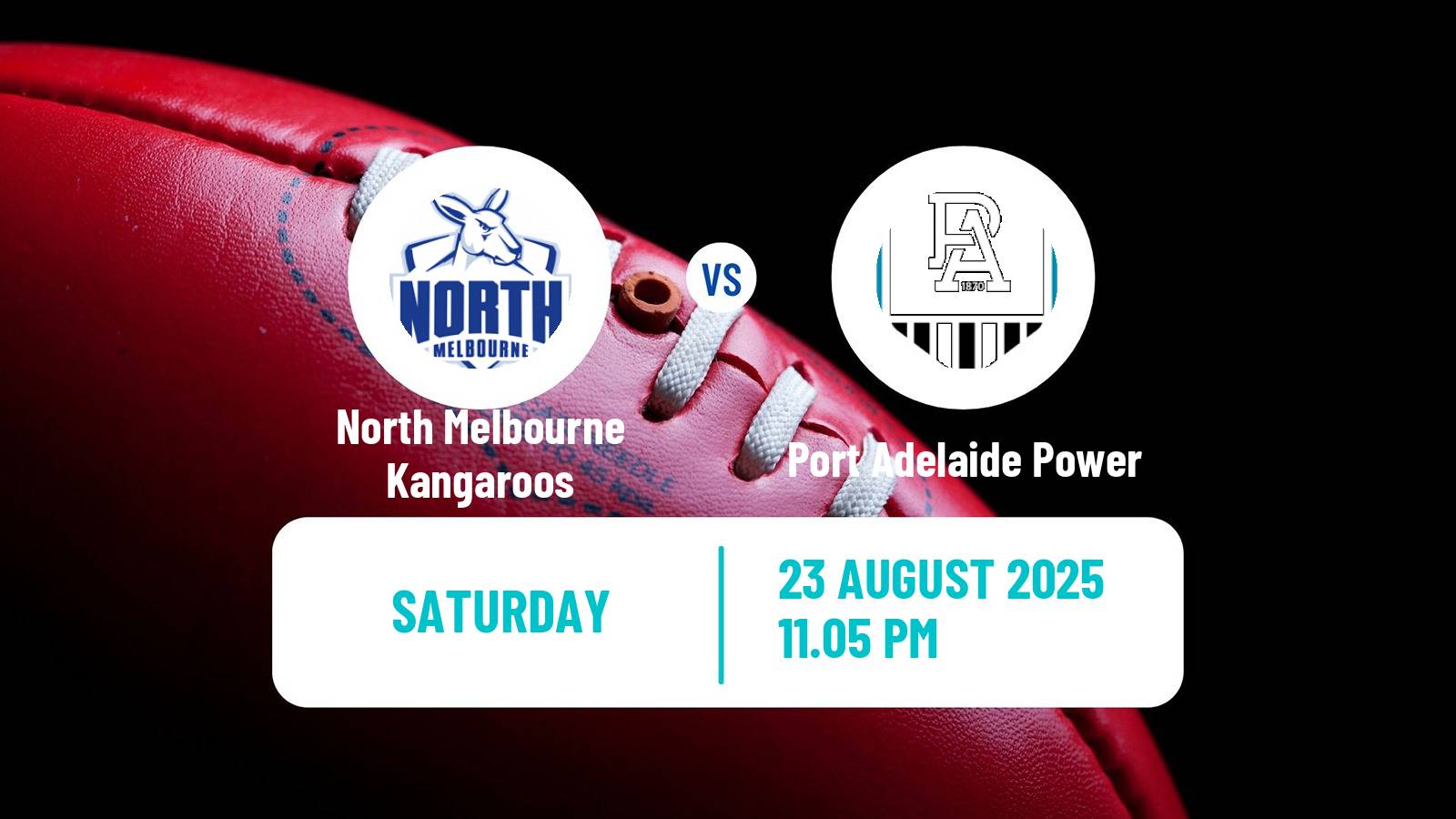 Aussie rules AFL Women North Melbourne Kangaroos - Port Adelaide Power