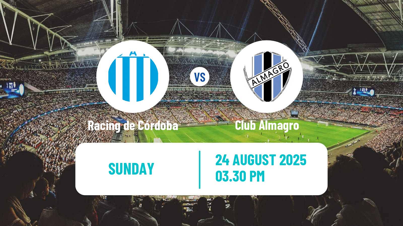 Football Argentinian Primera Nacional Racing de Córdoba - Club Almagro