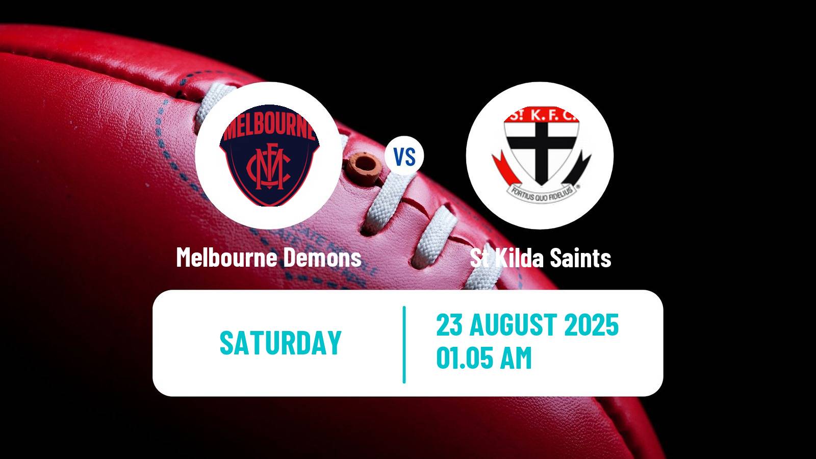 Aussie rules AFL Women Melbourne Demons - St Kilda Saints