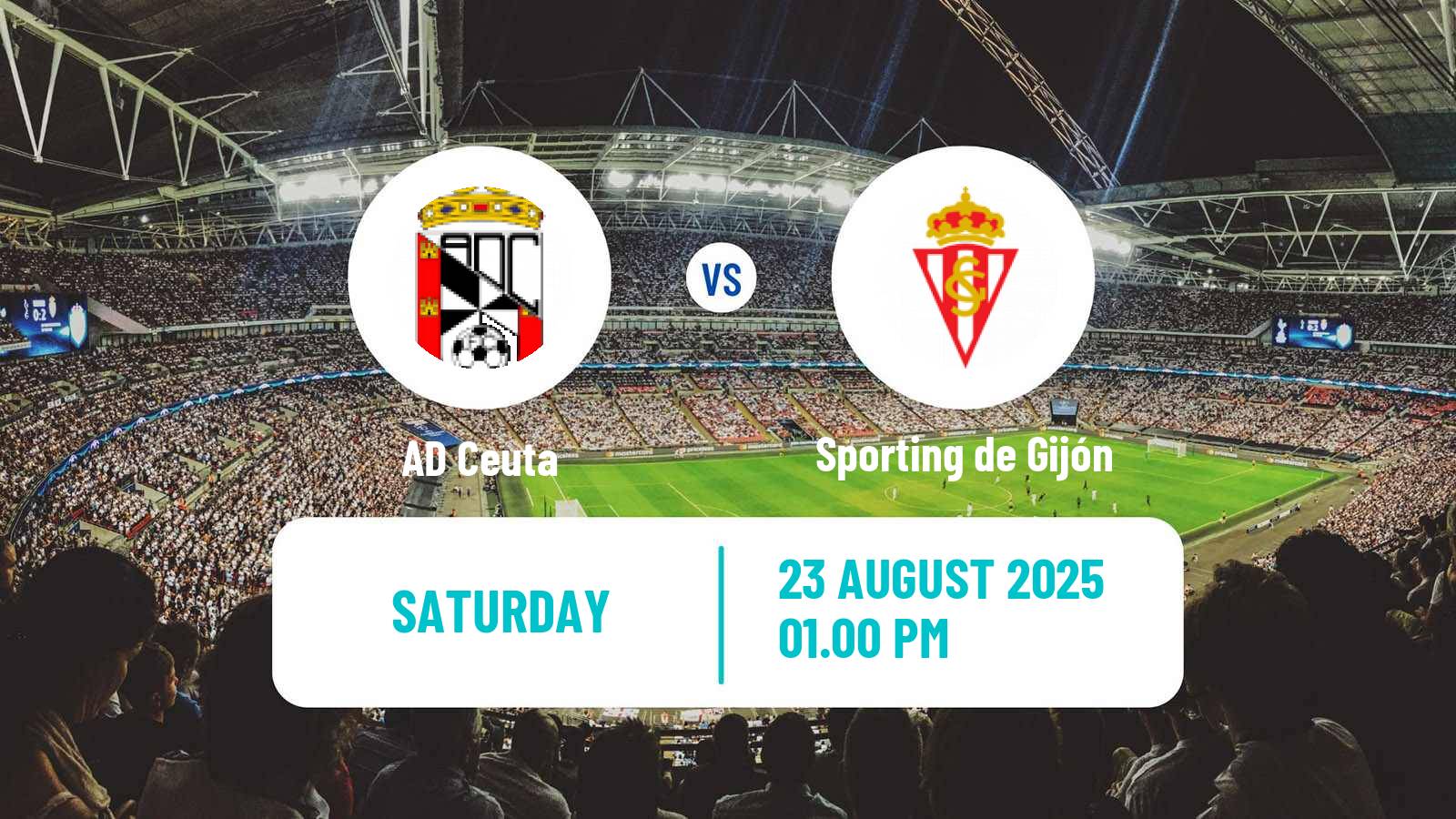 Football Spanish LaLiga2 Ceuta - Sporting de Gijón