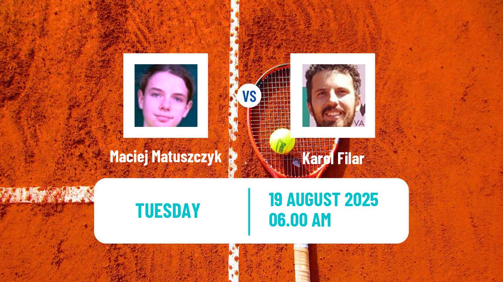 Tennis ITF M15 Krakow Men Maciej Matuszczyk - Karol Filar