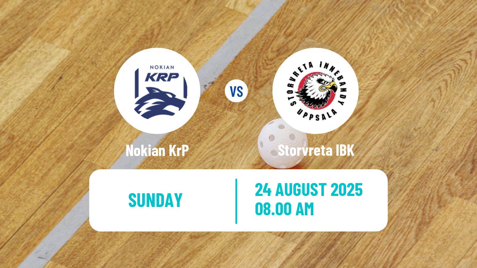 Floorball Champions Cup Floorball Nokian KrP - Storvreta IBK