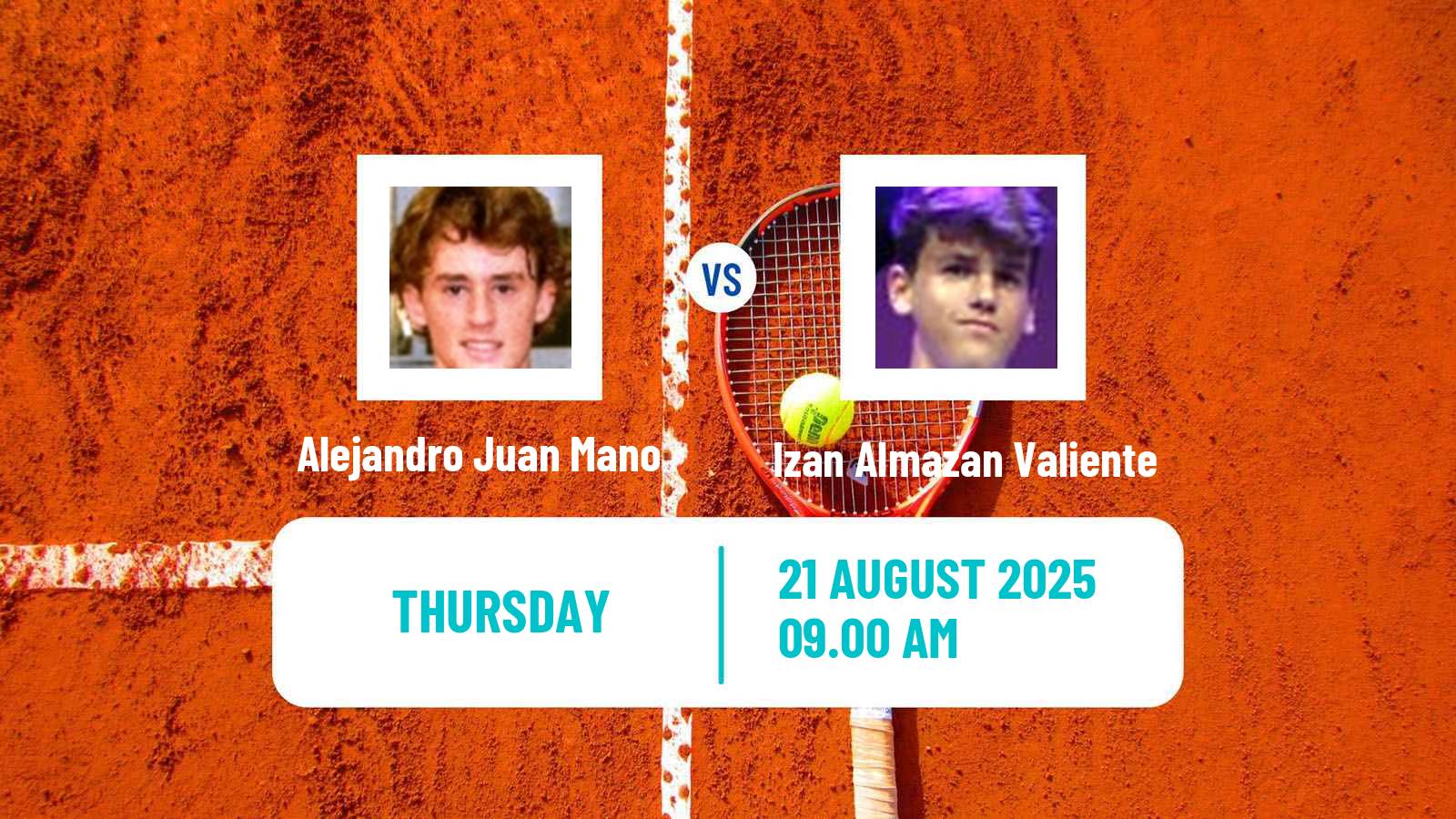 Tennis ITF M25 Santander Men Alejandro Juan Mano - Izan Almazan Valiente