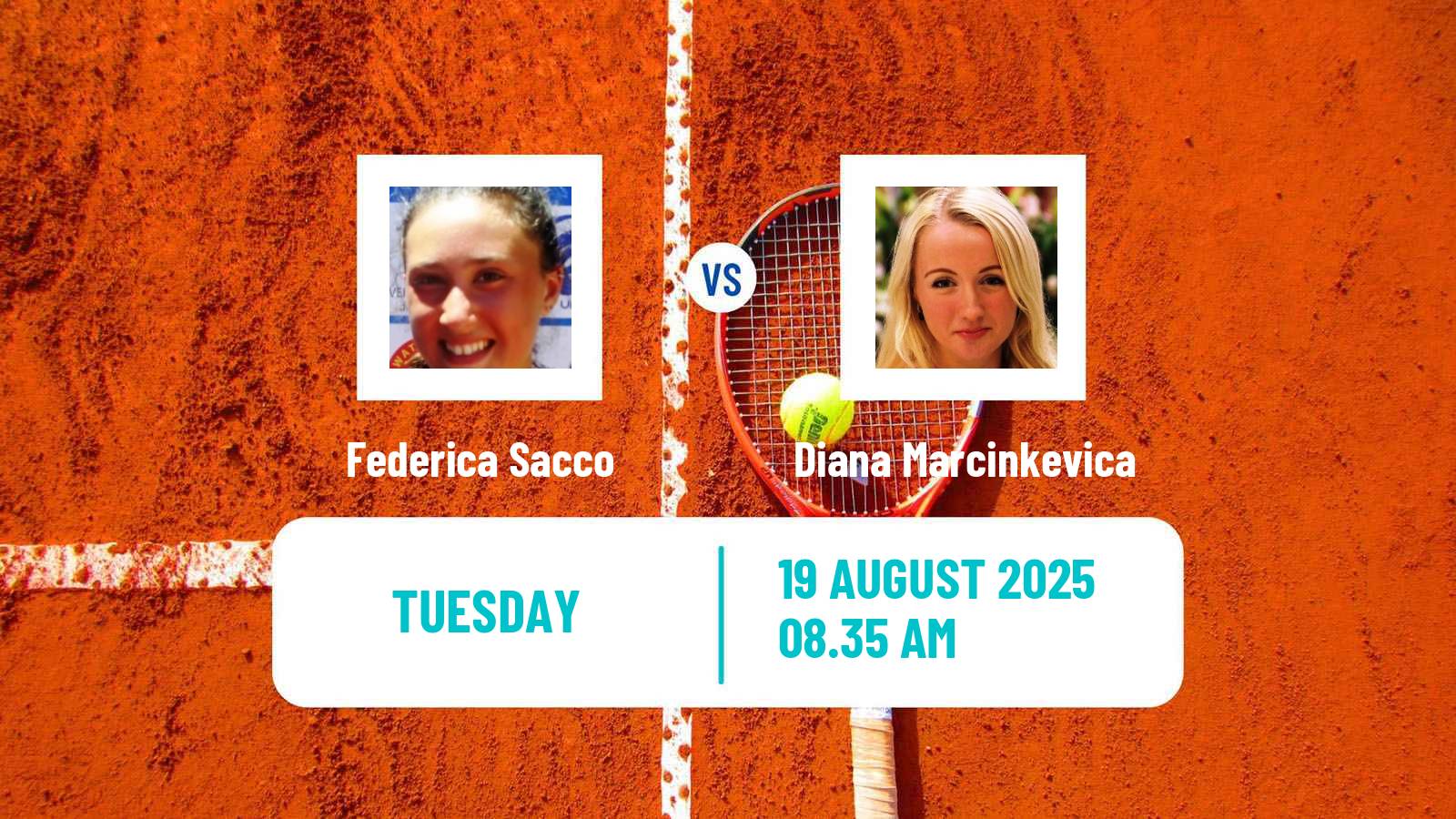 Tennis ITF W35 Verbier Women Federica Sacco - Diana Marcinkevica