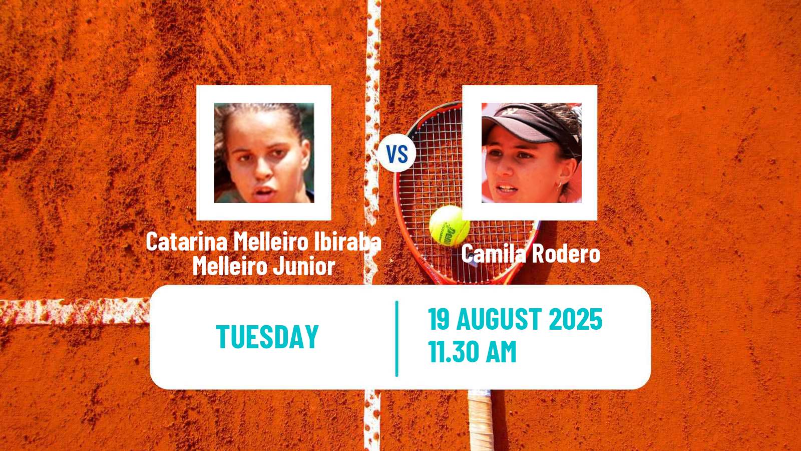Tennis ITF W15 Santiago 2 Women Catarina Melleiro Ibiraba Melleiro Junior - Camila Rodero