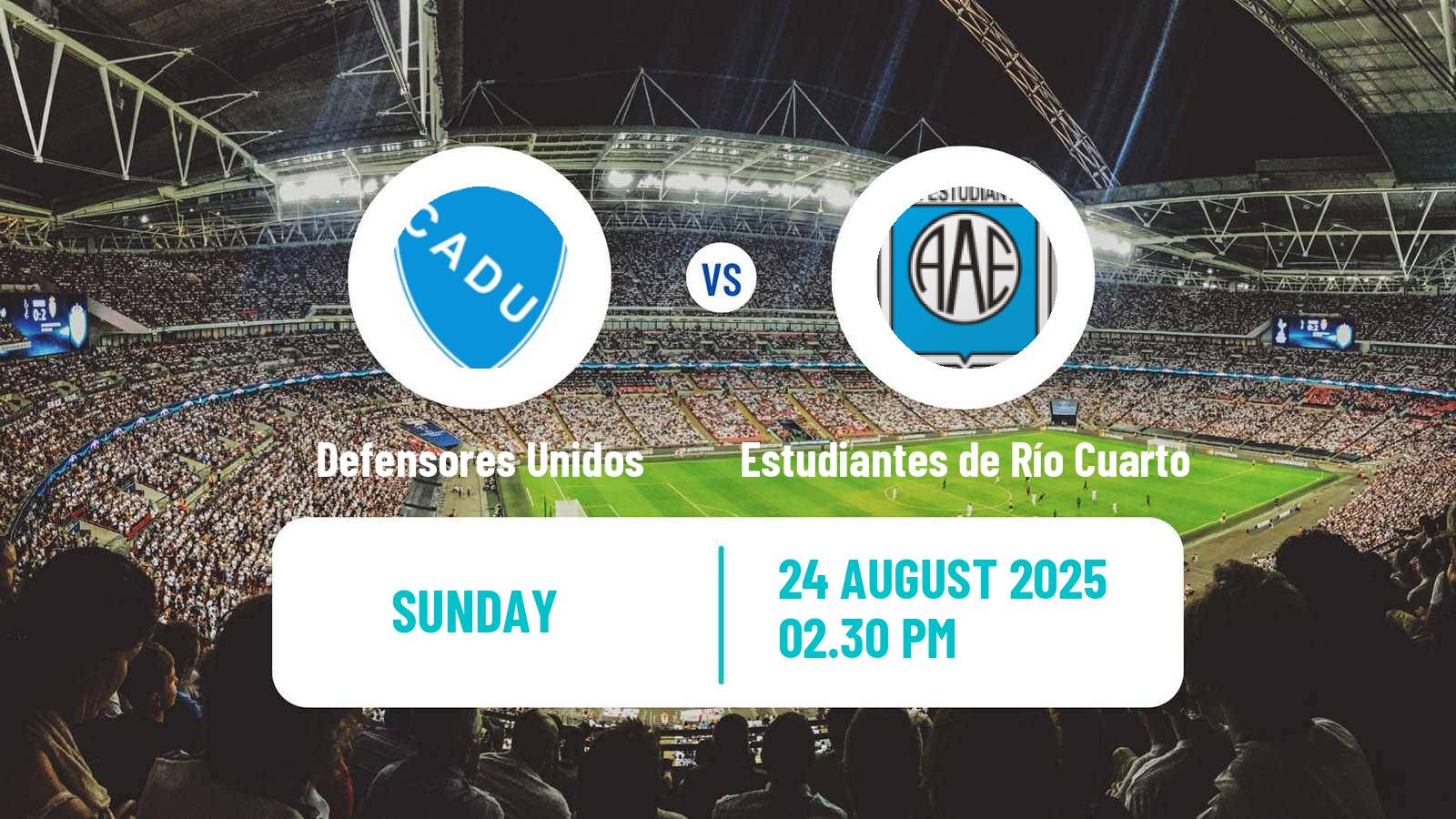 Football Argentinian Primera Nacional Defensores Unidos - Estudiantes de Río Cuarto