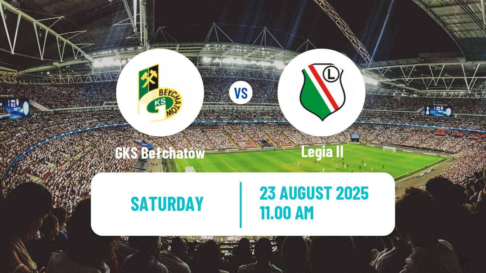 Football Polish Division 3 - Group I GKS Bełchatów - Legia II