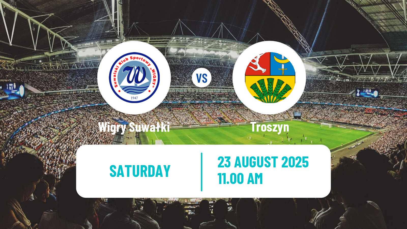 Football Polish Division 3 - Group I Wigry Suwałki - Troszyn