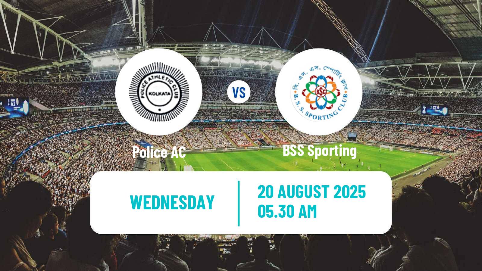 Football Calcutta Premier Division Police AC - BSS Sporting