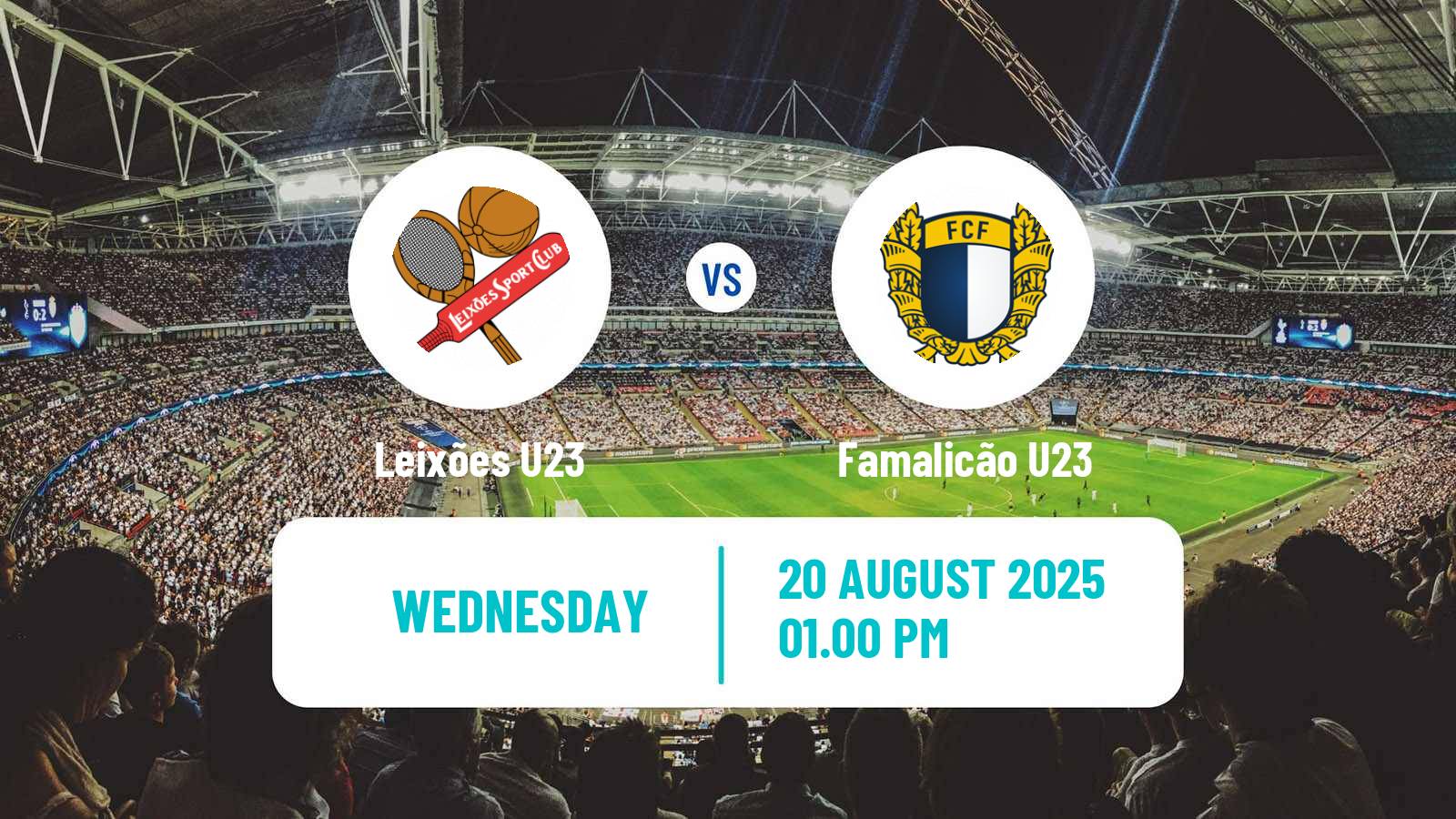 Football Portuguese Liga Revelacao U23 Leixões U23 - Famalicão U23