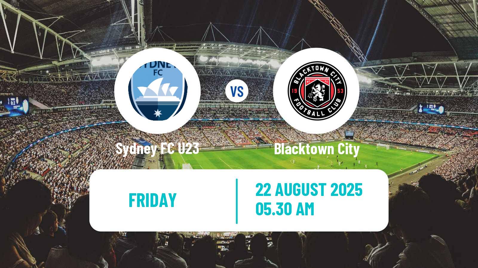 Football Australian NPL NSW Sydney FC U23 - Blacktown City