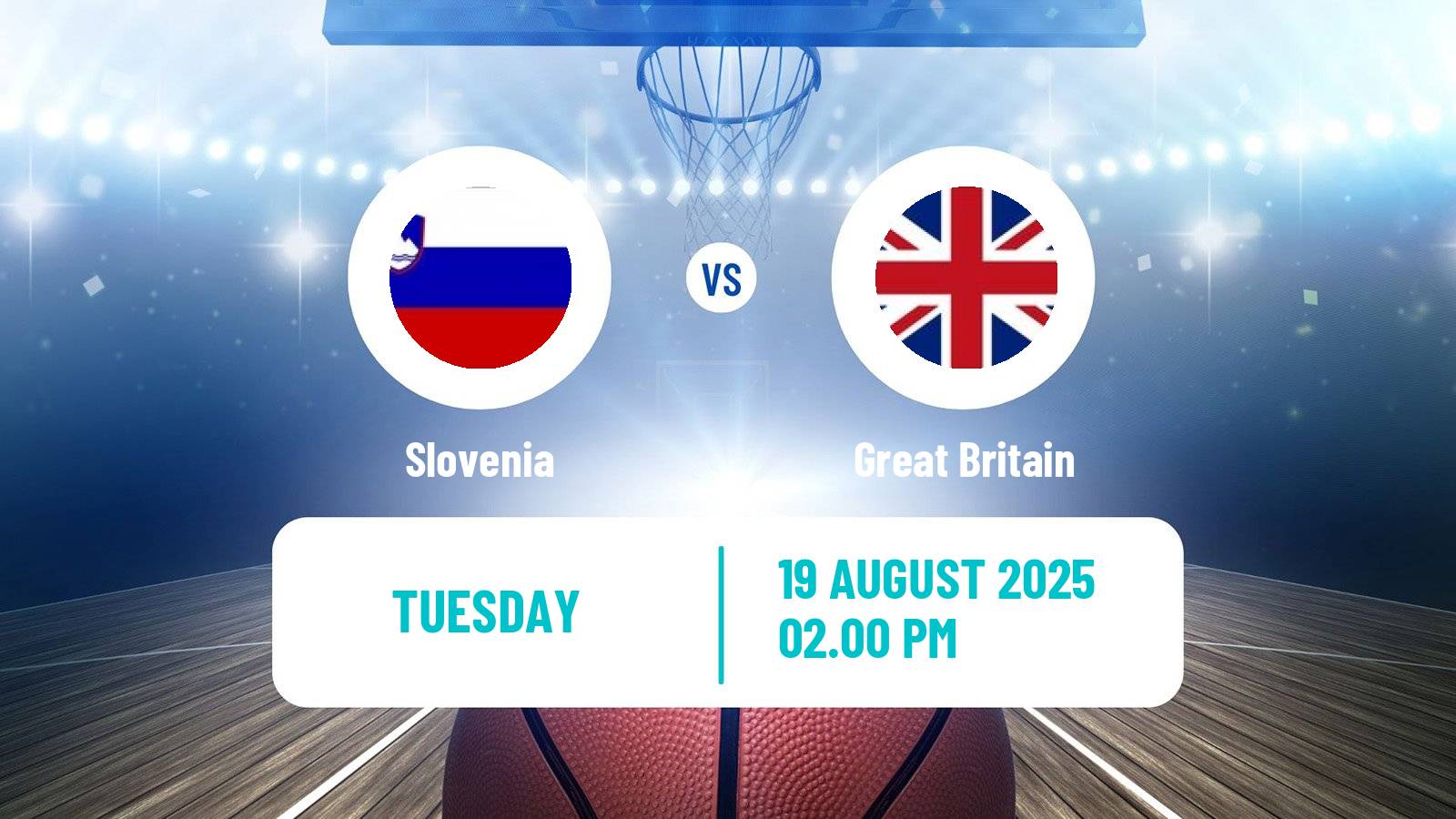 Basketball Friendly International Basketball Slovenia - Great Britain