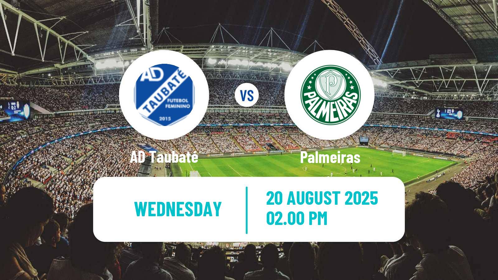 Football Brazilian Paulista Women Taubaté - Palmeiras