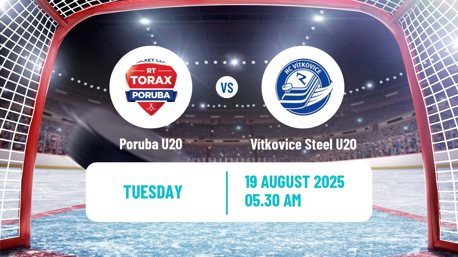 Hockey Club Friendly Ice Hockey Poruba U20 - Vítkovice Steel U20
