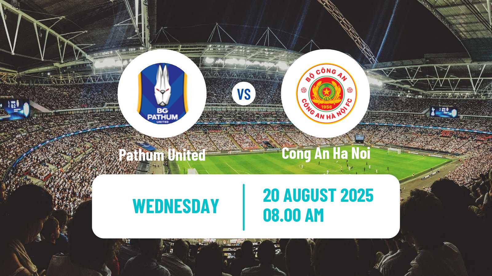 Football ASEAN Club Championship Pathum United - Cong An Ha Noi