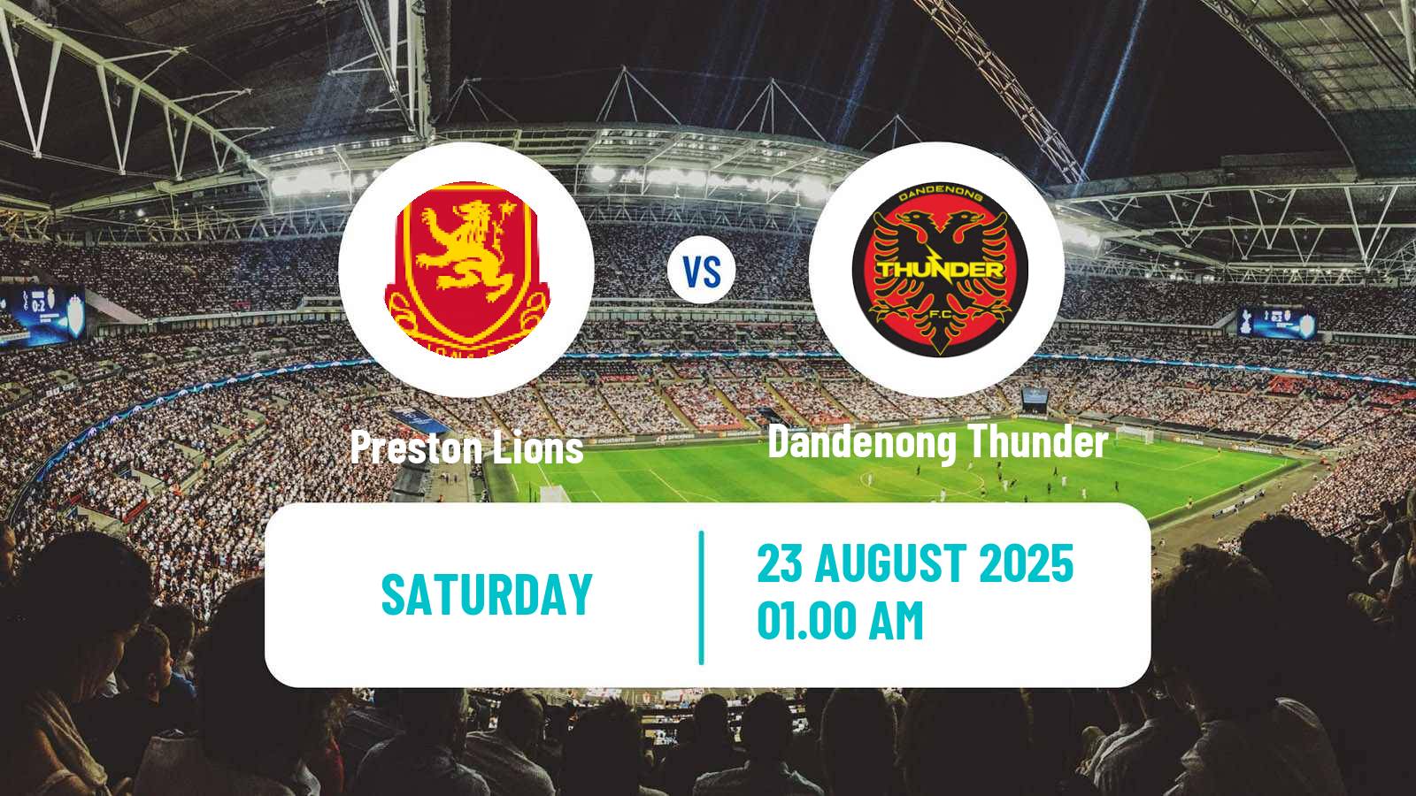 Football Australian NPL Victoria Preston Lions - Dandenong Thunder