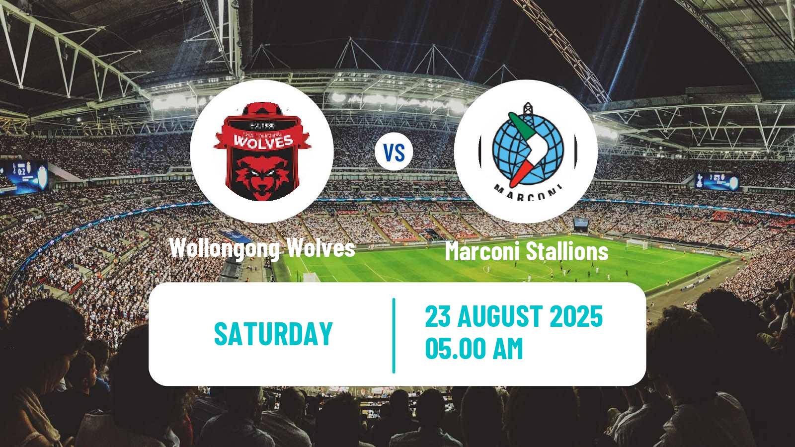 Football Australian NPL NSW Wollongong Wolves - Marconi Stallions