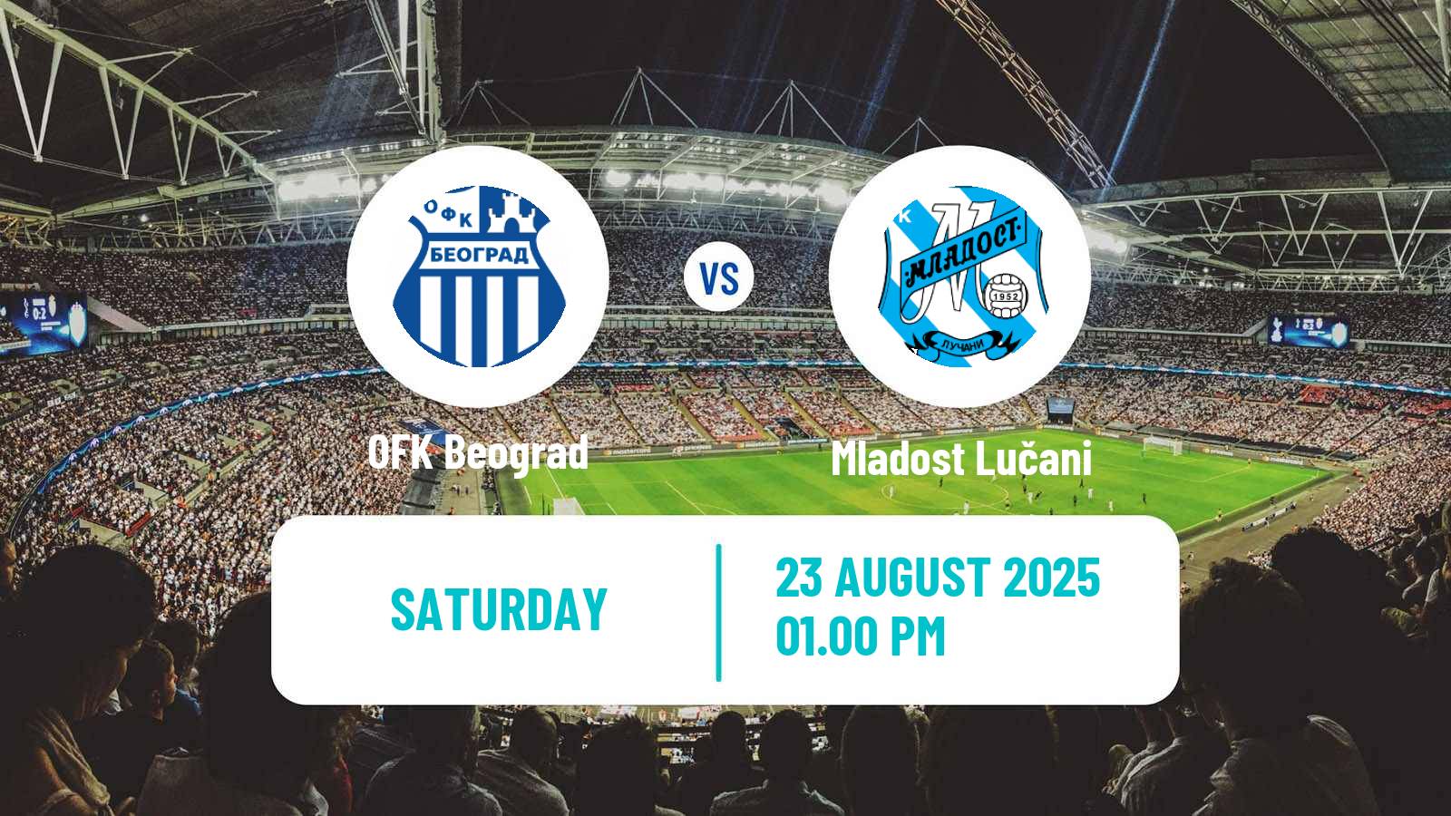 Football Serbian Superliga OFK Beograd - Mladost Lučani