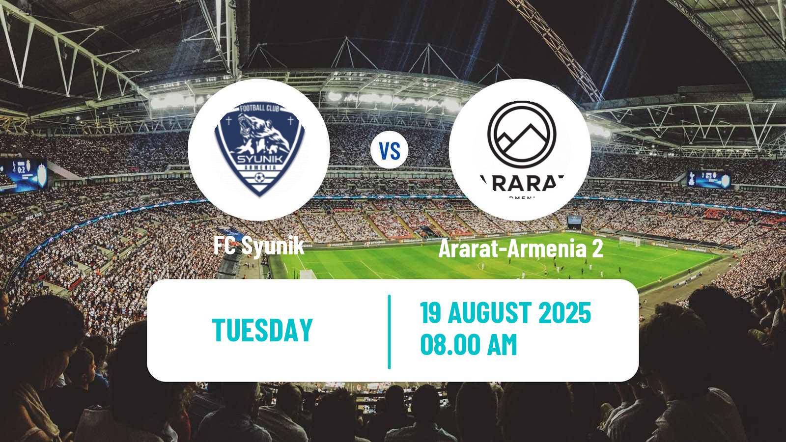 Football Armenian First League Syunik - Ararat-Armenia 2